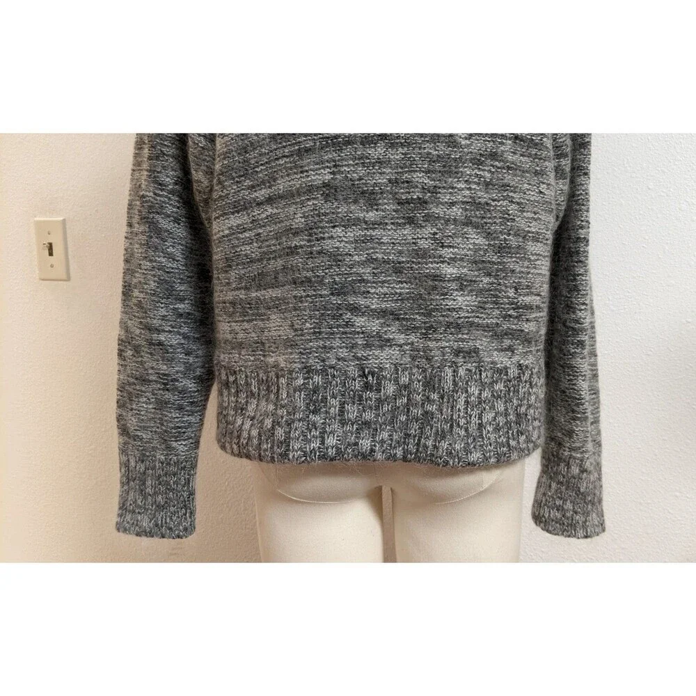 ALL POINTS By Reference Point Silk/Mohair Blend Turtleneck Long Slv Sweater LG